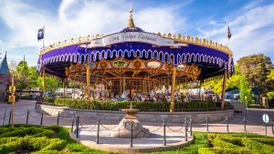 Ainda mais bonito: King Arthur Carousel no Disneyland Park