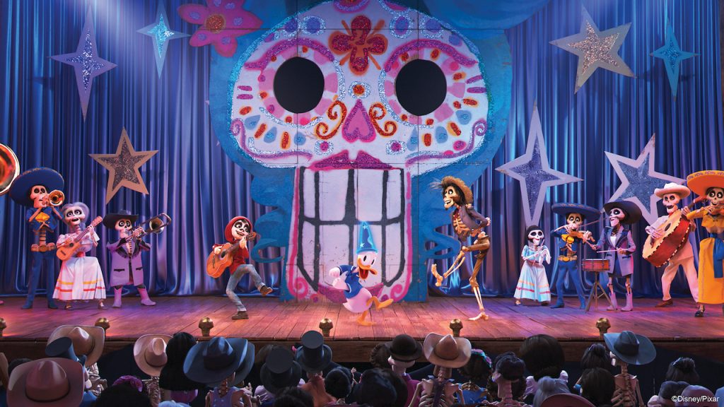 New scene from Disney and Pixars Coco coming to Mickeys PhilharMagic