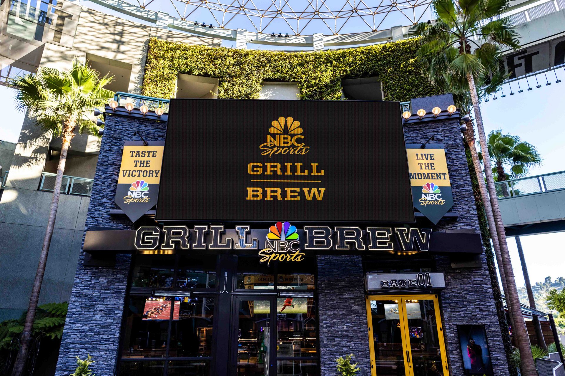 NBC Sports Grill Brew Estreia No Universal CityWalk Viajando Para California