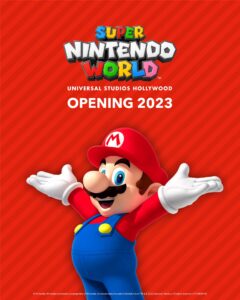Super Nintendo World está chegando ao Universal Studios Hollywood em 2023 