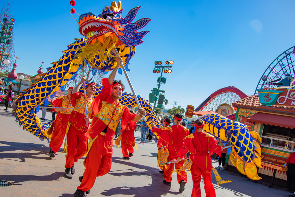 lunar new year at disney california adventure park —mulan’s lunar new year procession