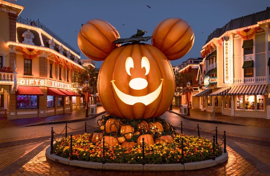 halloween at disneyland park