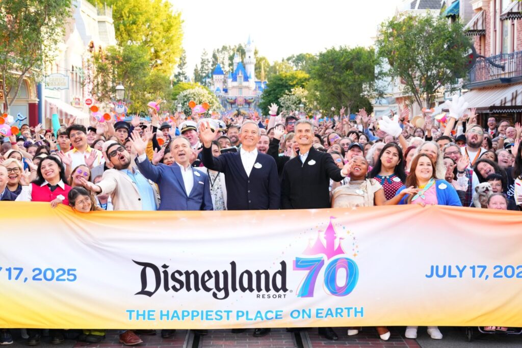disneyland resort 70th celebration july 17, 2025 bob iger