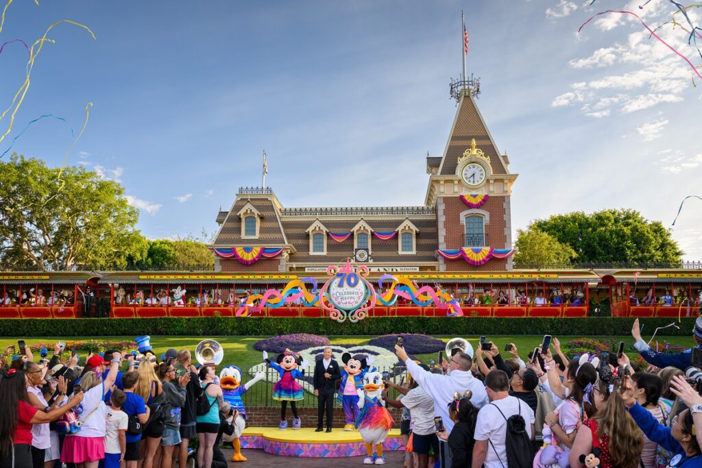 disneyland resort 70th celebration july 17, 2025 bob iger 2