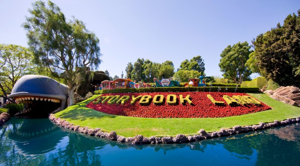 storybook land canal boats at disneyland