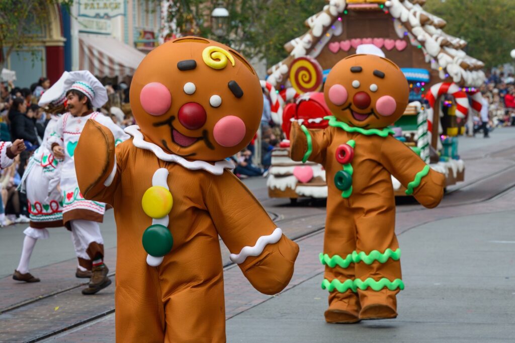 dlr gingerbread roundup christmas fantasy parade