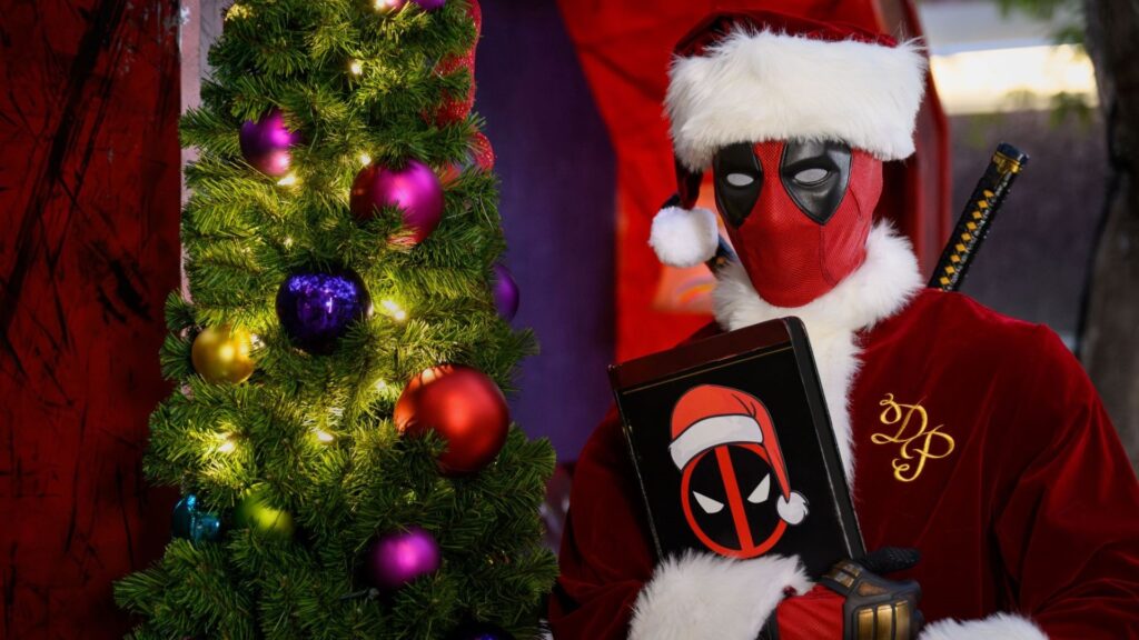 holiday deadpool at disney california adventure in avengers campus 1