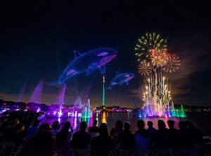 SeaWorld terá shows de drones em todos os parques dos EUA no verão de 2026