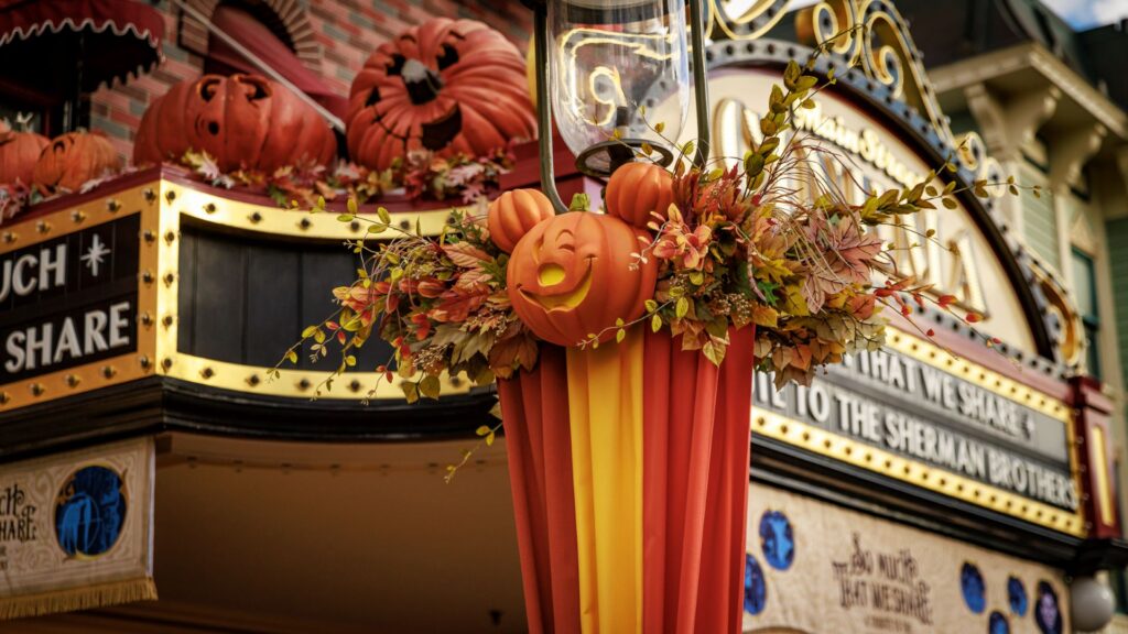 Halloween Decor at Disneyland Resort