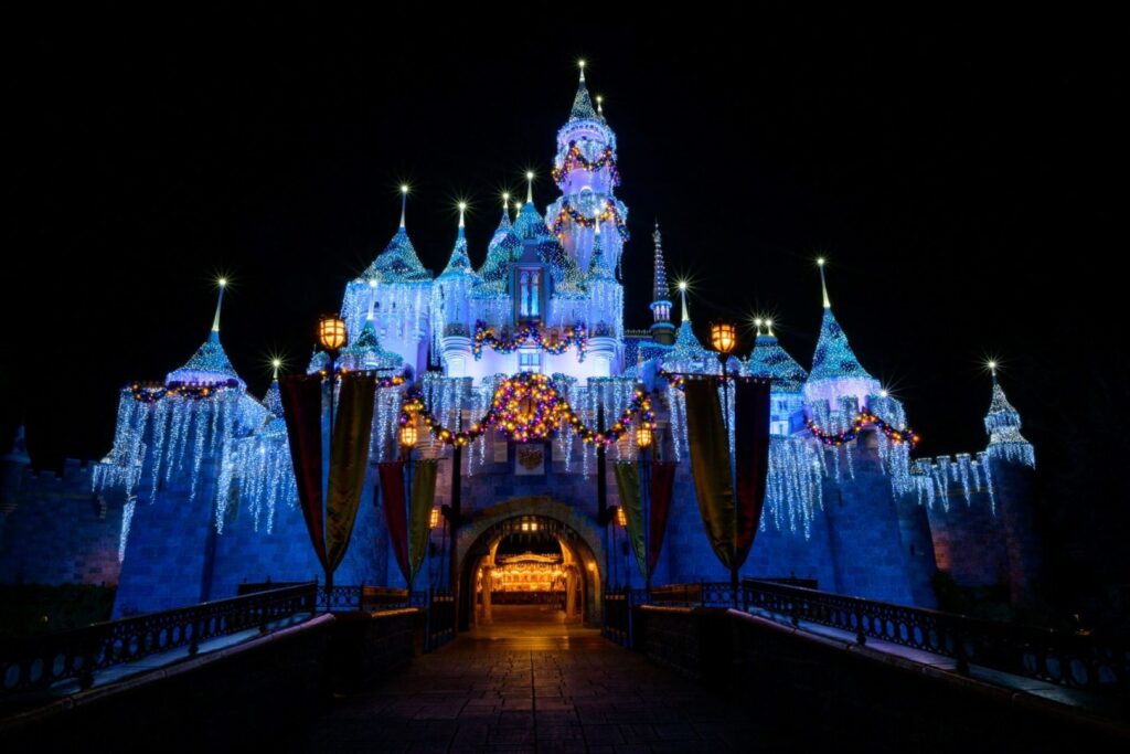 Sleeping Beauty Castle - Holidays at Disneyland Resort